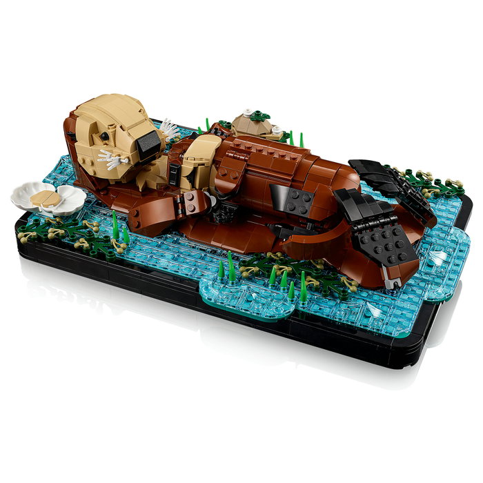 LEGO Ideas Nutrias Marinas a Flote 21366, Modelo de Animales para Adultos