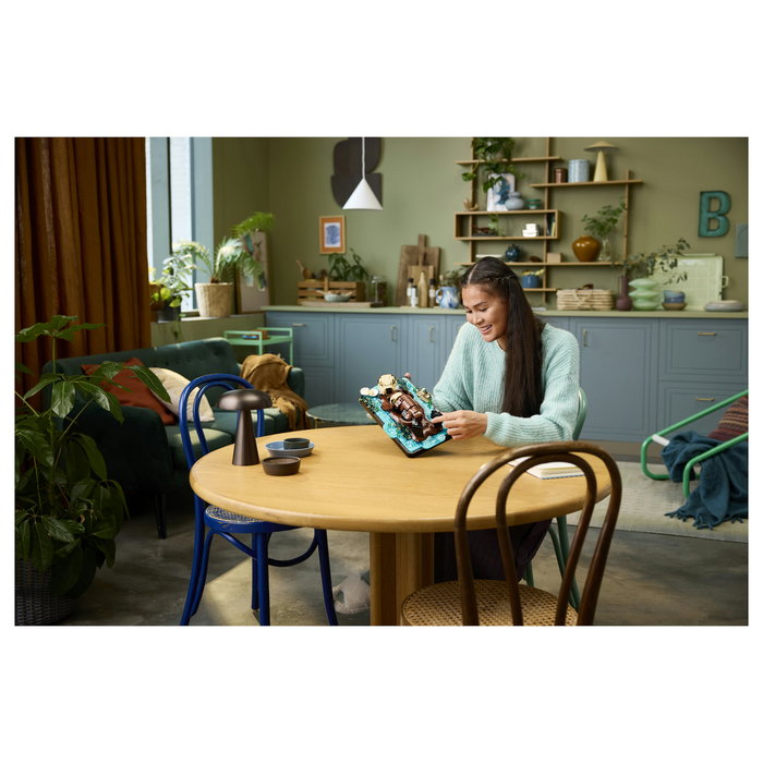 LEGO Ideas Nutrias Marinas a Flote 21366, Modelo de Animales para Adultos