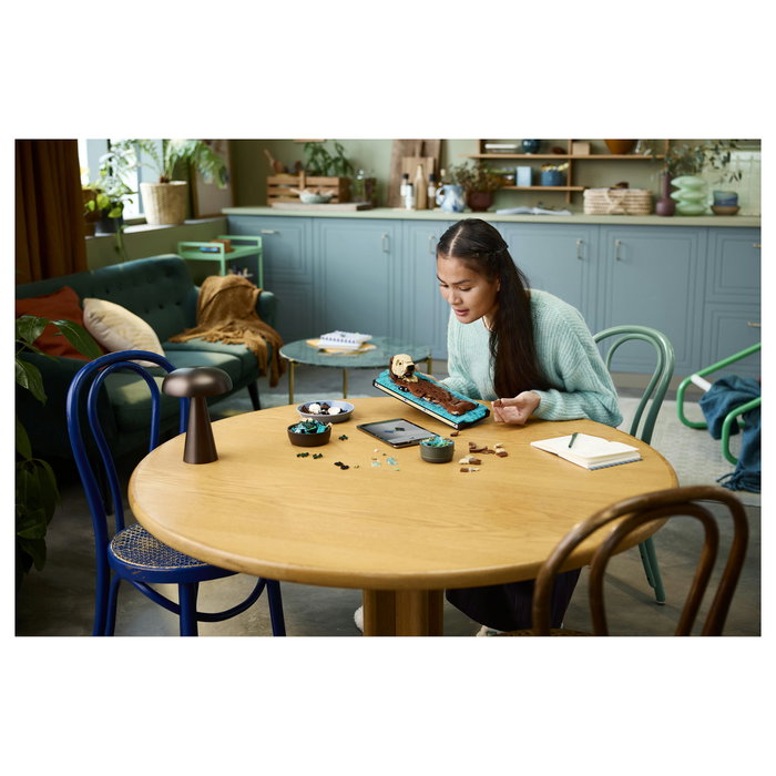 LEGO Ideas Nutrias Marinas a Flote 21366, Modelo de Animales para Adultos