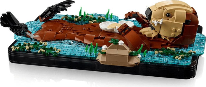 LEGO Ideas Nutrias Marinas a Flote 21366, Modelo de Animales para Adultos