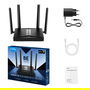 Cudy BE3600 Router Mesh Wi-Fi 7 2.5G Doble Banda 2,4 GHz y 5 GHz Negro
