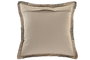 DKD Home Decor Cojin Tradicional India Lino Natural 45x45 cm Poliéster (2 Unidades)