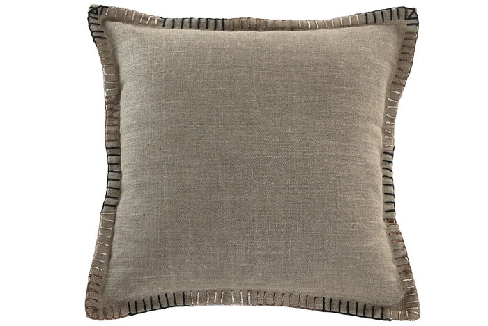 DKD Home Decor Cojin Tradicional India Lino Natural 45x45 cm Poliéster (2 Unidades) DKD Home Decor Cojin Tradicional India Lino Natural 45x45 cm Poliéster (2 Unidades)
