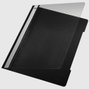 LEITZ Dosier Fastener A4 con Tarjetero Negro (Set de 25)