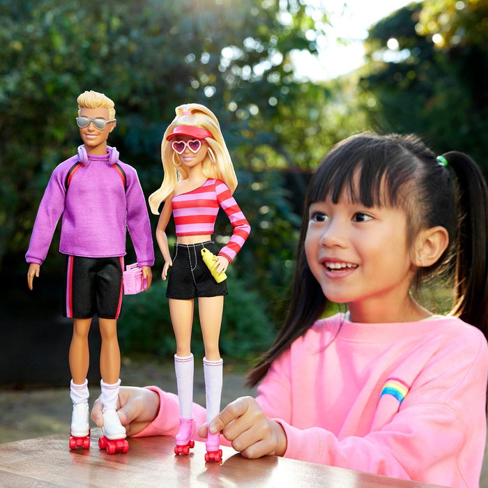 Barbie Set de Muñecos Barbie y Ken Patinadores Fashionistas Barbie Set de Muñecos Barbie y Ken Patinadores Fashionistas