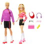 Barbie Muñecos Barbie Y Ken Patinadores Hxk90 Mattel Pack 2