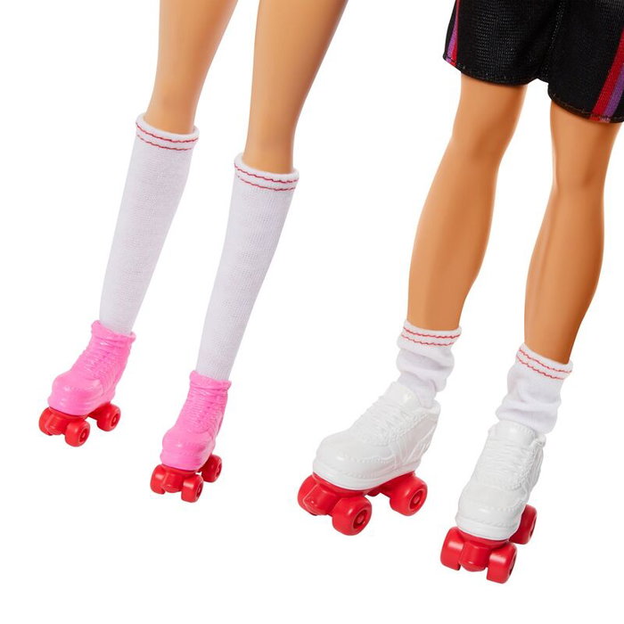 Barbie Muñecos Barbie Y Ken Patinadores Hxk90 Mattel Pack 2