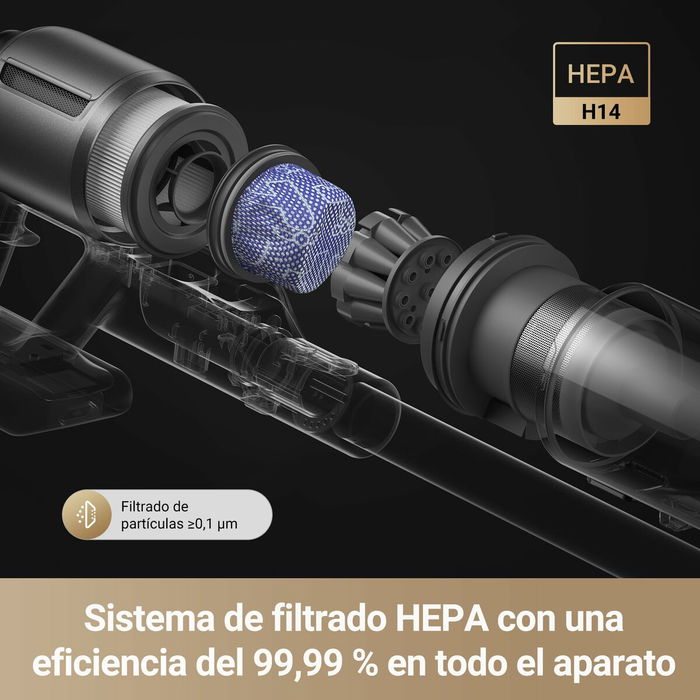 Dreame Aspirador Escoba inalámbrico Z30 850 W batería 0,6 L filtro HEPA negro