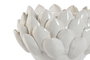 DKD Home Decor Portavelas de Gres Piña Blanco