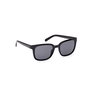 Guess Gafas GU00065 01A Gafas de Sol Hombre Forma Cuadrada Negro Mate Cristal Humo 53 mm Patilla 150 mm