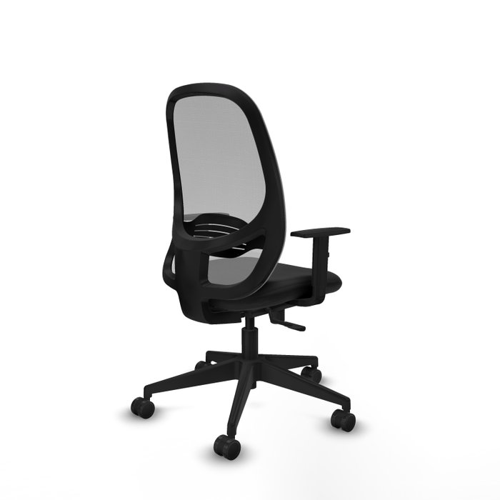 PIQUERAS Y CRESPO Silla de oficina Cilanco con mecanismo Sincro, Negro y Gris PIQUERAS Y CRESPO Silla de oficina Cilanco con mecanismo Sincro, Negro y Gris