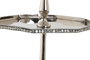DKD Home Decor Centro de Mesa Tradicional Plateado Aluminio 28 x 47 x 28 cm
