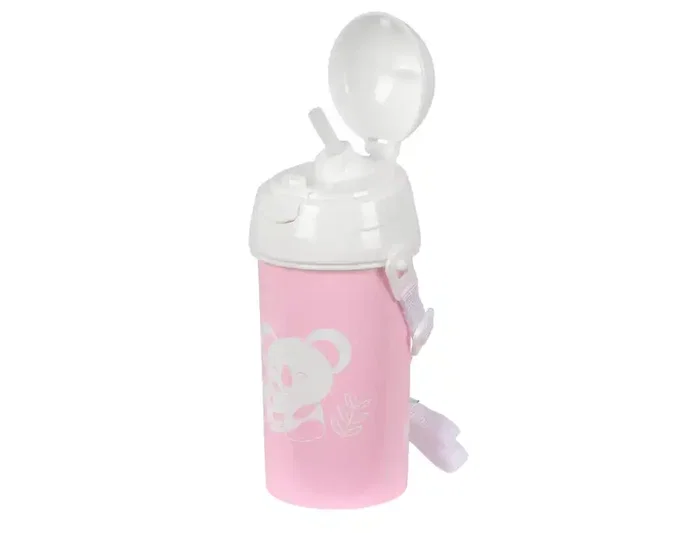 Safta Botella Koala de 500 ml con Apertura Automática y Pajita Safta Botella Koala de 500 ml con Apertura Automática y Pajita