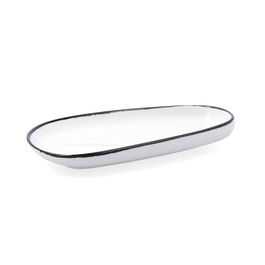 Plato Rectangular Porcelana Vital Filo Ariane 27 cm (8 Unidades)