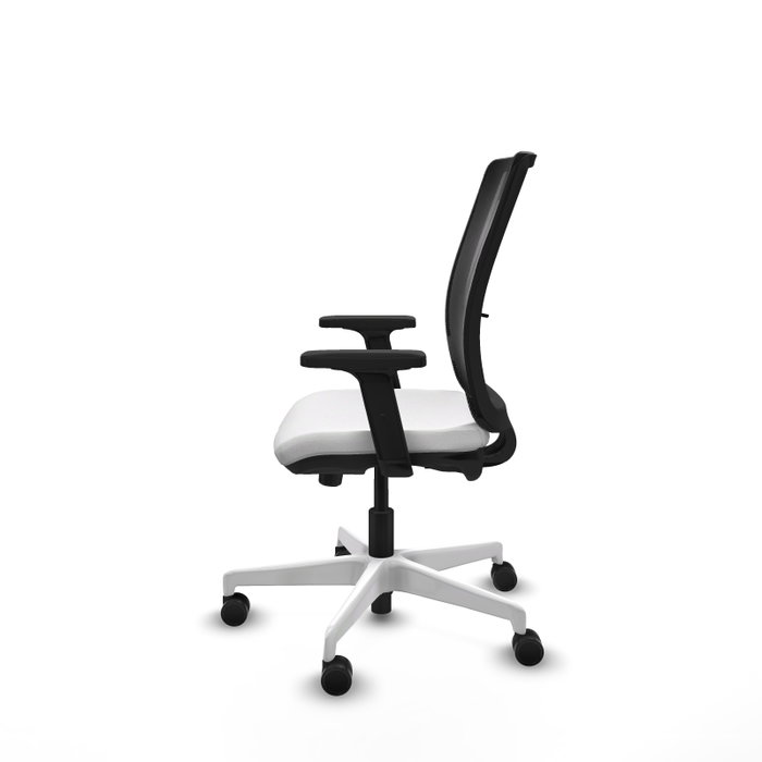 PIQUERAS Y CRESPO Silla de oficina Haches con mecanismo Sincro/Traslack Blanco y Negro PIQUERAS Y CRESPO Silla de oficina Haches con mecanismo Sincro/Traslack Blanco y Negro