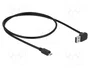 DeLOCK Cable USB 2.0 con conector USB-A angular y Micro-USB B, 0,5 m