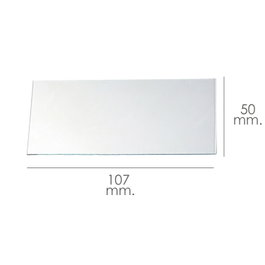 Wolfpack LINEA PROFESIONAL Cristal Claro 107x50 para Pantalla de Soldadura