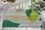 Aberto Design Felpudo PVC Fieltro No Tejido Negro 45x70 cm