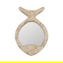Espejo Pez Blanco Rozado Madera 26 X 2 X 39,50 cm