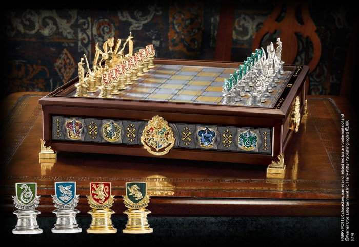 The Noble Collection Ajedrez Harry Potter Quidditch Casas Hogwarts