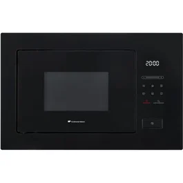 Continental Edison CEMO26GEFB Microondas de Empotrar 26L Negro 1450W Base Plana Sin Plato Giratorio 59.5x36.9x38.2cm
