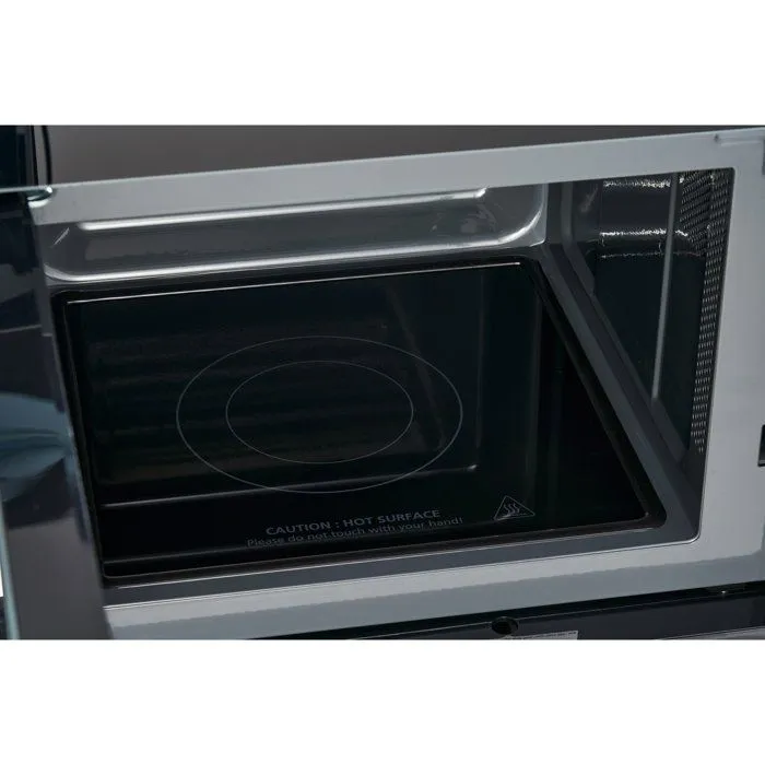 Continental Edison CEMO26GEFB Microondas de Empotrar 26L Negro 1450W Base Plana Sin Plato Giratorio 59.5x36.9x38.2cm