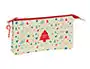 Safta Portatodo Triple Iconos Merry Xmas 22x12x3cm