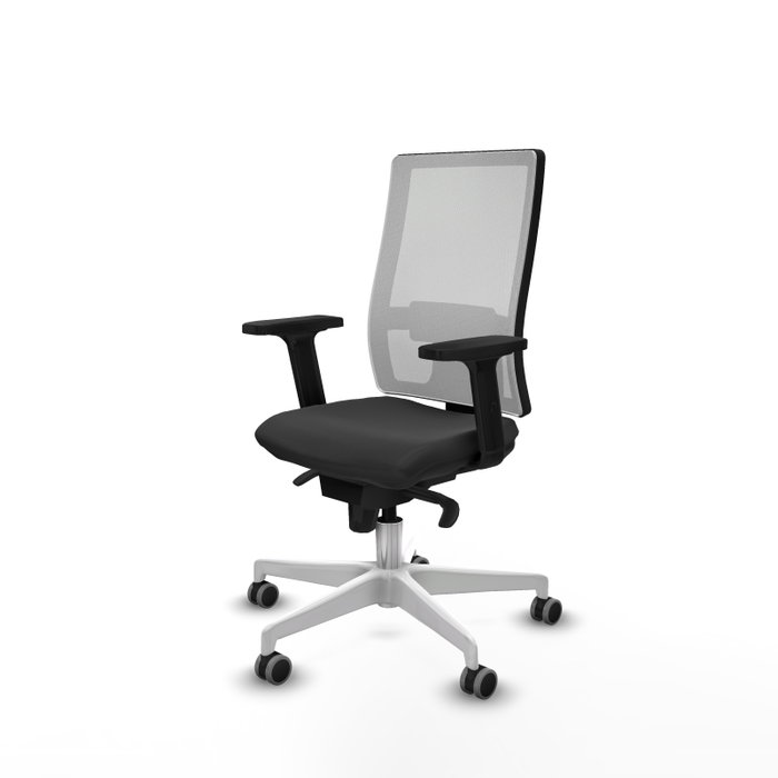 PIQUERAS Y CRESPO Silla de oficina Horna Gris oscuro y Blanco PIQUERAS Y CRESPO Silla de oficina Horna Gris oscuro y Blanco