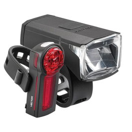 Trelock LS440 LS740 Juego de luces bicicleta 40Lux recargable USB 10h autonomía
