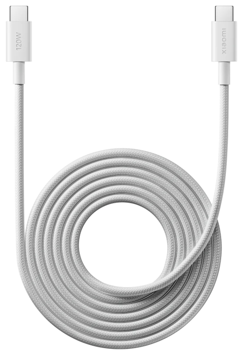 Xiaomi Cable 6A Braided USB-C a USB-C de 2m Blanco