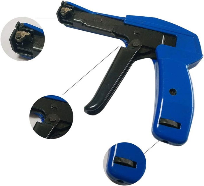 AVL Pistola/Alicate para Bridas de Plástico Ancho Máx 4.8 Regulable TSG02