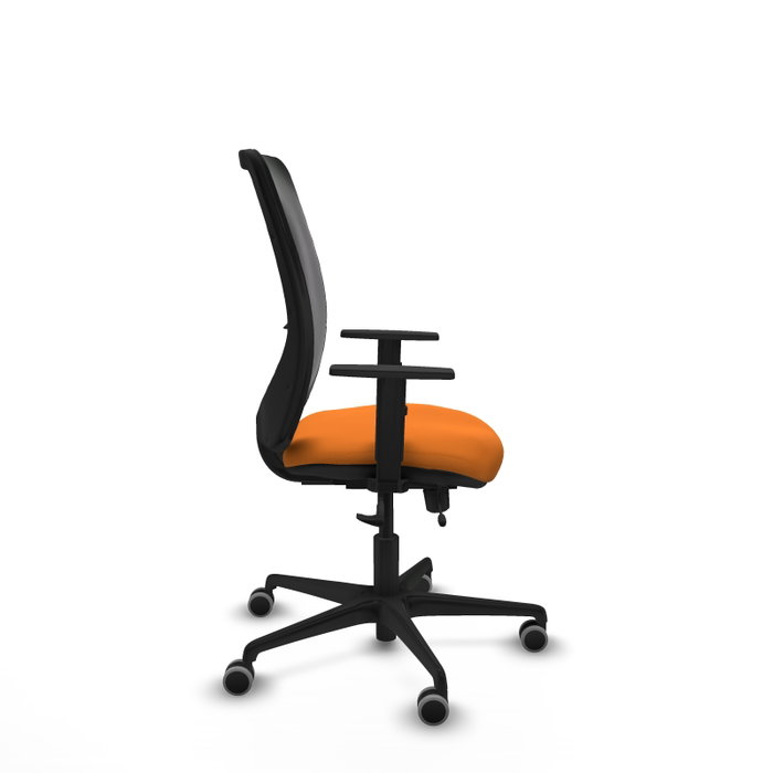 PIQUERAS Y CRESPO Silla de oficina Zulema Naranja y Negro PIQUERAS Y CRESPO Silla de oficina Zulema Naranja y Negro