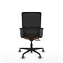 PIQUERAS Y CRESPO Silla de oficina Zulema Naranja y Negro