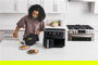 Ninja AF400EU Freidora de Aire 6 en 1 con Compartimento Doble Max 9.5L, Cocina Dos Alimentos a la Vez, Apto para Familias