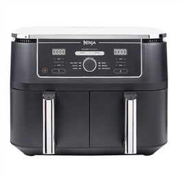 Ninja AF400EU Freidora de Aire 6 en 1 con Compartimento Doble Max 9.5L, Cocina Dos Alimentos a la Vez, Apto para Familias