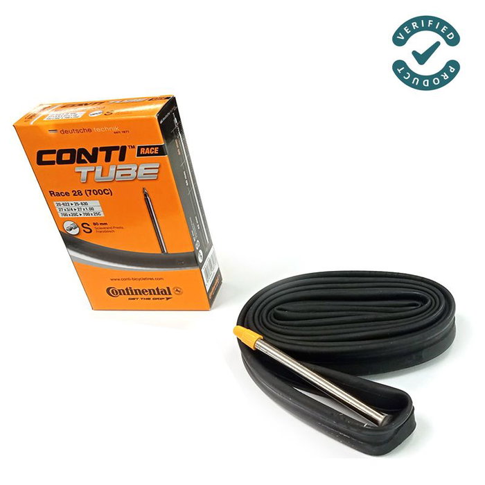 Continental RACE 700x20-25 Válvula Presta 80mm (20-622/25-630) Continental RACE 700x20-25 Válvula Presta 80mm (20-622/25-630)
