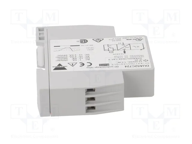 CARLO GAVAZZI DUA Relé de monitorización de corriente 12-24VDC CARLO GAVAZZI DUA Relé de monitorización de corriente 12-24VDC