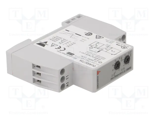CARLO GAVAZZI DUA Relé de monitorización de corriente 12-24VDC CARLO GAVAZZI DUA Relé de monitorización de corriente 12-24VDC