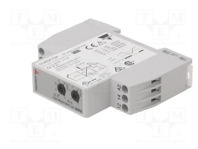 CARLO GAVAZZI DUA Relé de monitorización de corriente 12-24VDC CARLO GAVAZZI DUA Relé de monitorización de corriente 12-24VDC