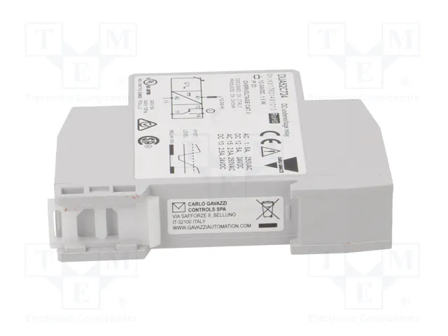 CARLO GAVAZZI DUA Relé de monitorización de corriente 12-24VDC CARLO GAVAZZI DUA Relé de monitorización de corriente 12-24VDC