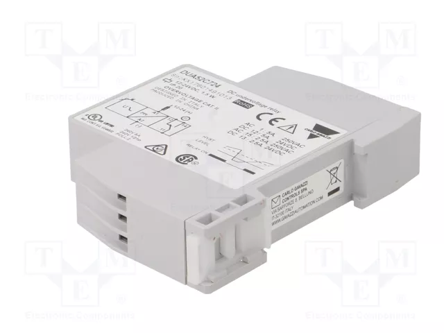 CARLO GAVAZZI DUA Relé de monitorización de corriente 12-24VDC CARLO GAVAZZI DUA Relé de monitorización de corriente 12-24VDC