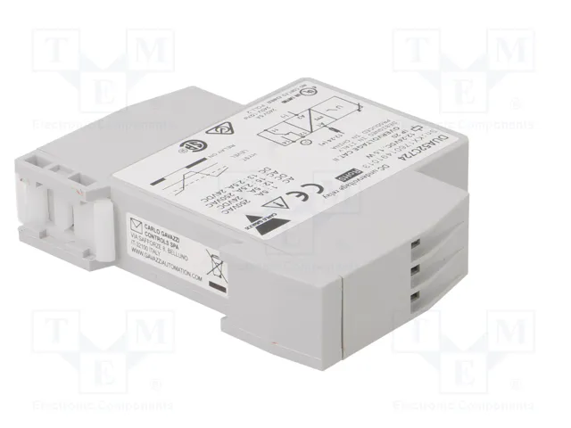 CARLO GAVAZZI DUA Relé de monitorización de corriente 12-24VDC CARLO GAVAZZI DUA Relé de monitorización de corriente 12-24VDC
