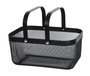 Inde Cesta Organizadora de Metal Rectangular con Asa, Dimensiones: 41 cm largo x 26.9 cm ancho x 18.3 cm alto (6 Unidades)