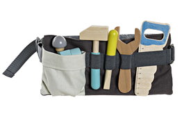 DKD Home Decor Juego de Herramientas de Madera y Tela Multicolor