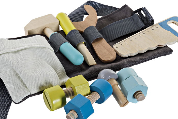 DKD Home Decor Juego Kids Multicolor 4.5 x 22 x 31.5 cm