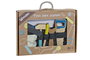 DKD Home Decor Juego de Herramientas de Madera y Tela Multicolor
