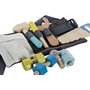 DKD Home Decor Juego de Herramientas de Madera y Tela Multicolor