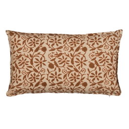 Ixia Cojín Beige-marrón 100% Algodón 50 x 30 cm