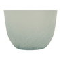 DKD Home Decor Jarrón de Cristal Reciclado Glaseado Azul Celeste