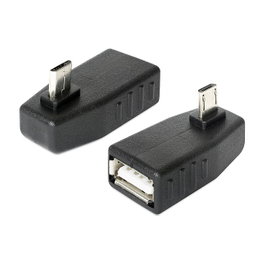 DeLOCK Adaptador USB micro-B macho a USB 2.0-A hembra OTG 270°